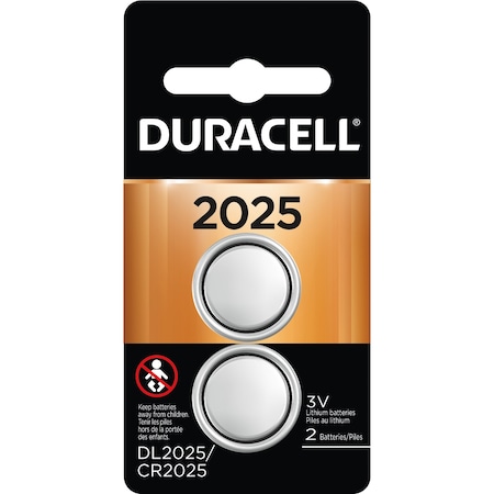 Duracell Specialty Keyless Entry Battery, PK2 DL2025B2PK